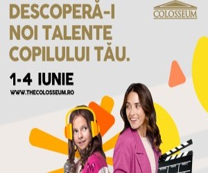 Intre 1 si 4 iunie, Colosseum Mall organizeaza activitati educative si recreative cu scopul de a descoperi noi talente in randul copiilor